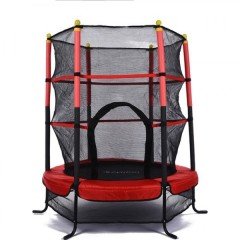 Leyaton Fileli Trambolin Çocuk Trambolini 140 Cm Büyük Boy 55 İnç LYT-03K