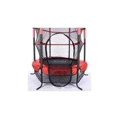 Leyaton Fileli Trambolin Çocuk Trambolini 140 Cm Büyük Boy 55 İnç LYT-03K
