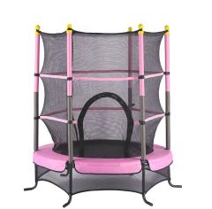 Leyaton Fileli Trambolin Çocuk Trambolini 140 Cm Büyük Boy 55 İnç LYT-03P
