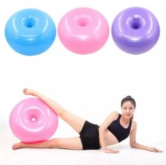 Clifton Mavi 50 Cm Pvc Donut Yoga Topu Ve Pompa