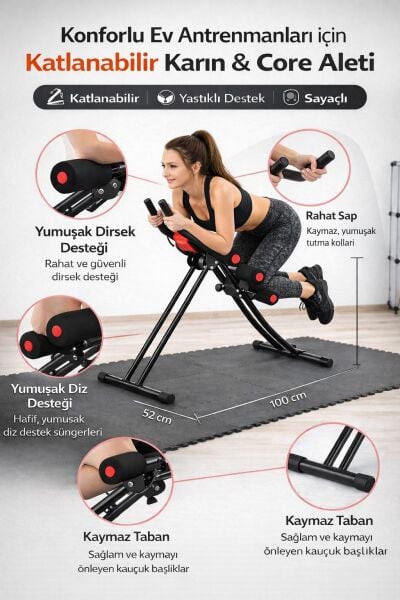 Leyaton Egzersiz Ve Mekik Sehpası Ab Vertical