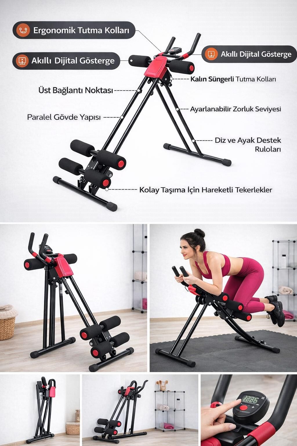 Leyaton Egzersiz Ve Mekik Sehpası Ab Vertical