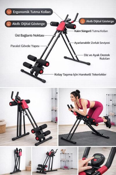 Leyaton Egzersiz Ve Mekik Sehpası Ab Vertical