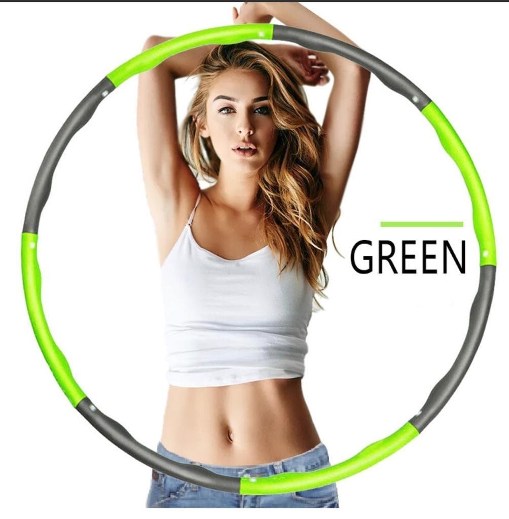 Leyaton HulaHoop Egzersiz Çemberi 1.5 Kg Yeşil