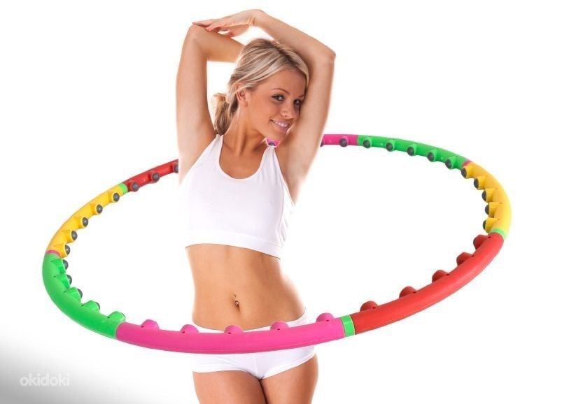Leyaton Hulahop 6 Parça Çember 90 cm 900 Gram ( Masajlı)HL1