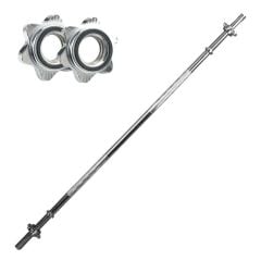 Leyaton Düz Bar 120 Cm Krom Halter Ağırlık Barı