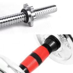 Kısa Bar Halter Barı Kauçuk Kaplı(36 Cm & İçi Dolu) 1Adet