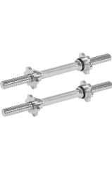 Kısa Bar Halter Barı Krom Bar(36 Cm & İçi Dolu) 2 Adet