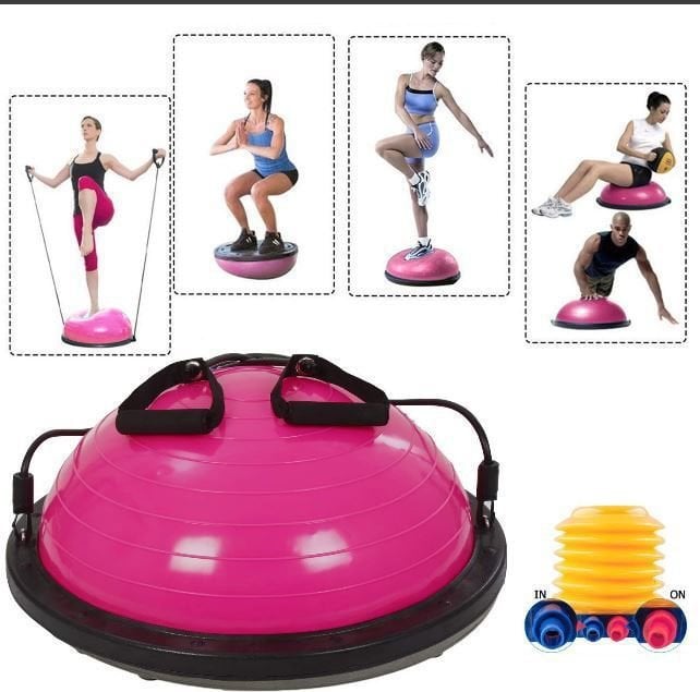 Leyaton Bosu Ball Plates Denge Topu (Pembe)