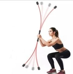 Leyaton Flexi Bar Aerobik Bar Yeni Nesil Salıncak Bar Siyah