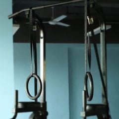 Jimnastik Halkası Güç Antrenmanı, Fitness, Çekip ve Dips için Ayarlanabilir Askılı 1 Çift