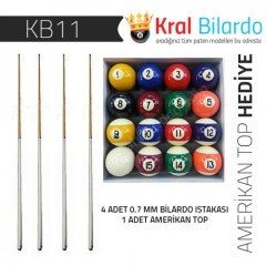 Bilardo Istakası 4 Adet Istaka + Amerikan Top