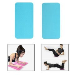 Yoga Diz Dirsek Destek Yastığı Kaymaz Mat 6 mm Mavi