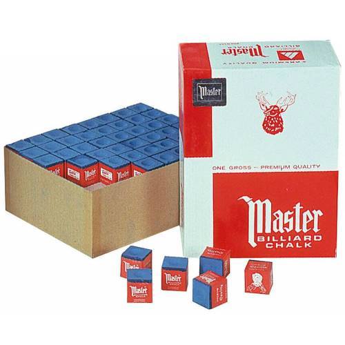 Bilardo Tebeşiri Master Gros Tebeşir 144 Lü Mavi