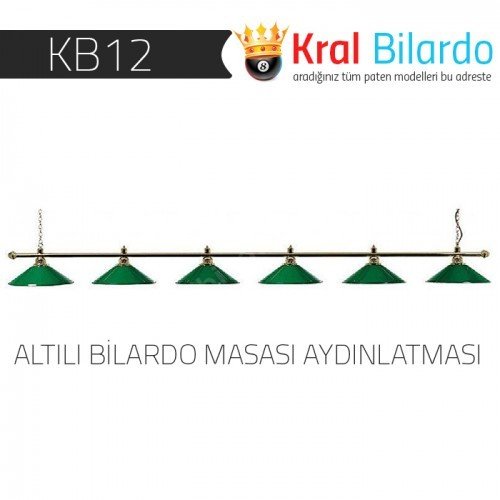 Bilardo Masa Aydınlatması ( 6 lı )