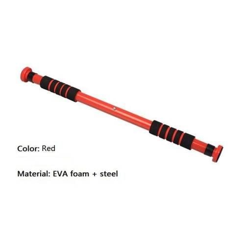 Leyaton Krom Kapı Koridor Barfiksi Barı Mekik Çekme Aleti ( 80-130 cm )Kırmızı