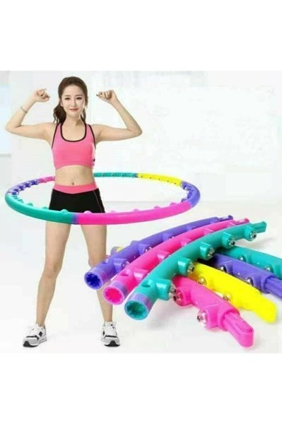 Clifton Masajlı Zayıflatıcı 6 Parça Çember Hulahoop 98 Cm HL2