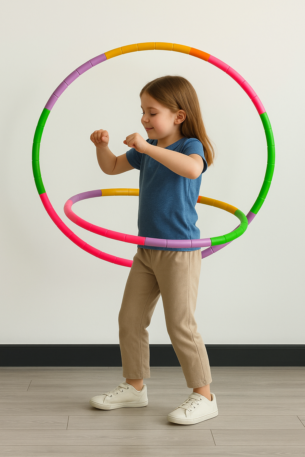 Hulahop Renkli Hula Hop 67 Cm Hulalop Çember