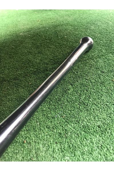 Leyaton Komple Siyah Beyzbol Sopası 61 Cm Dişbudak Ağacından Kırılmaz Bezbol Sopası