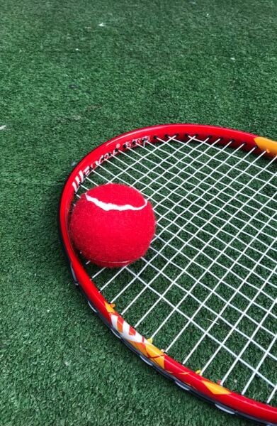 Werkon 2 Adet Antrenman Tenis Topu Kırmızı