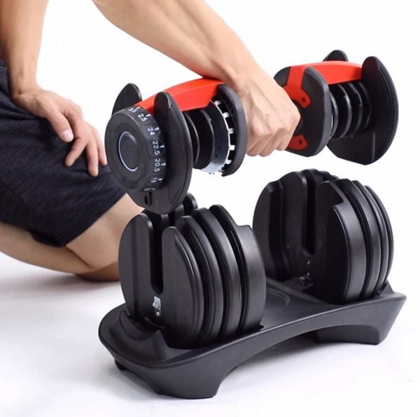 Ayarlanabilir Mekanizmalı Dambıl Seti Ev Fitness ve Güç Antrenman Seti 2 Adet 40 Kg