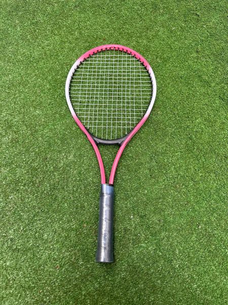 Çocuk Tenis Raketi Seti 21 Inç 1 Raket 1 Top Çantalı Set Pembe