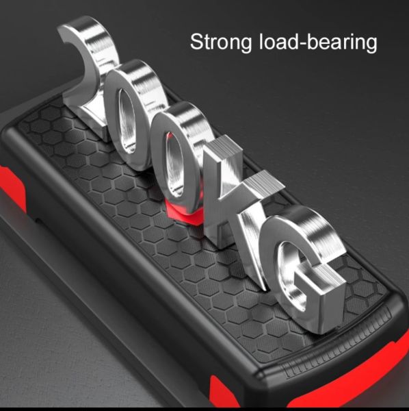 Step Tahtası İki Kademeli, Ayarlanabilir Egzersiz Aerobik Spor ve Fitness Adım Platformu