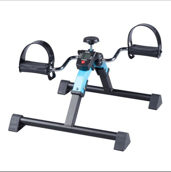 Portatif El Ve Ayak Egzersiz Bisikleti,Koşu Bisikleti, Taşınabilir Fitness Bisikleti (Mavi)