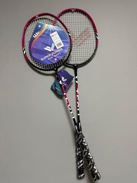 2 Adet Profesyonel Badminton Raketi Deluxe Badminton Çantası 202L