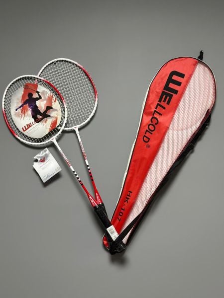 2 Adet Profesyonel Badminton Raketi Deluxe Badminton Çantası HK107K