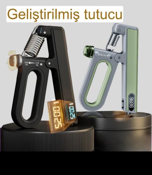 Profesyonel El Bilek Ve Kol Güçlendirici Kavrama Egzersiz Aleti Ayarlanabilir El Yayı 10-120 Kg