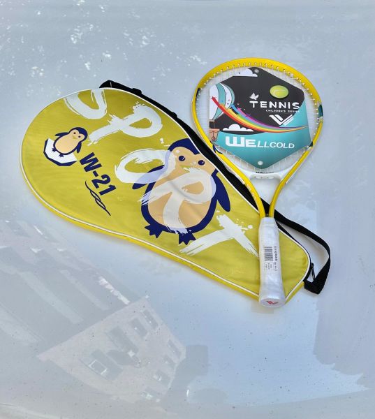 Çantalı Kort Çocuk Tenis Raketi Set 21 İnç HKW621S