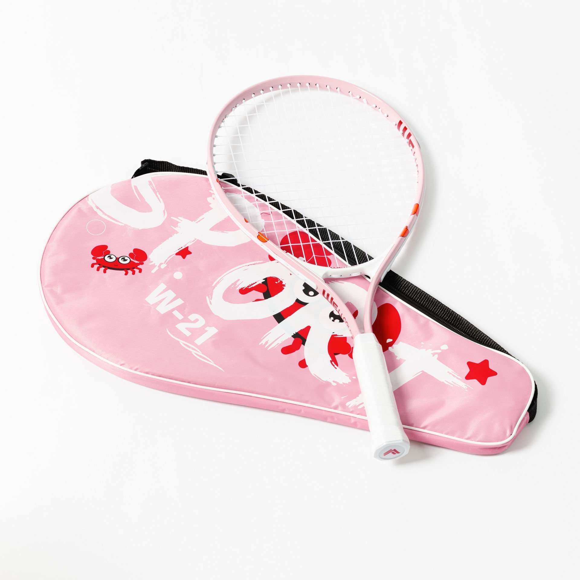 Çantalı Kort Çocuk Tenis Raketi Set 21 İnç HKW621P