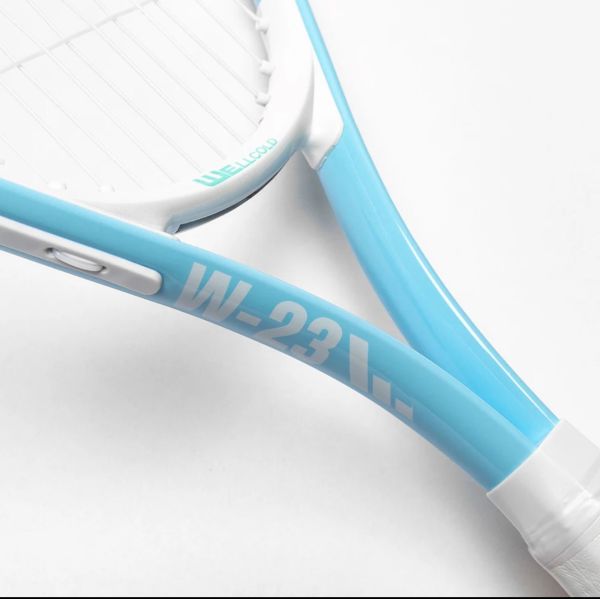 Komple Çantalı Kort Çocuk Tenis Raketi Set HKW23MAVİ