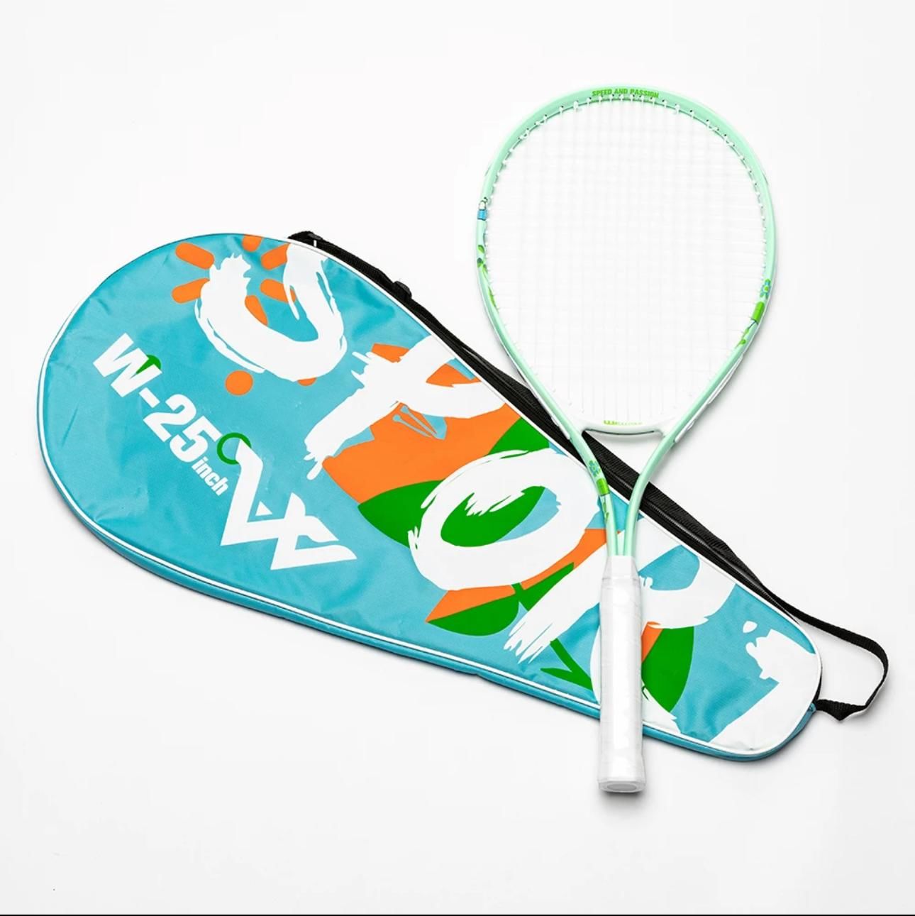 Yüksek Kalite Düşük Sarsılma Pro Tenis Raketi 25 İnch + Taşıma Çantası HKW625Y