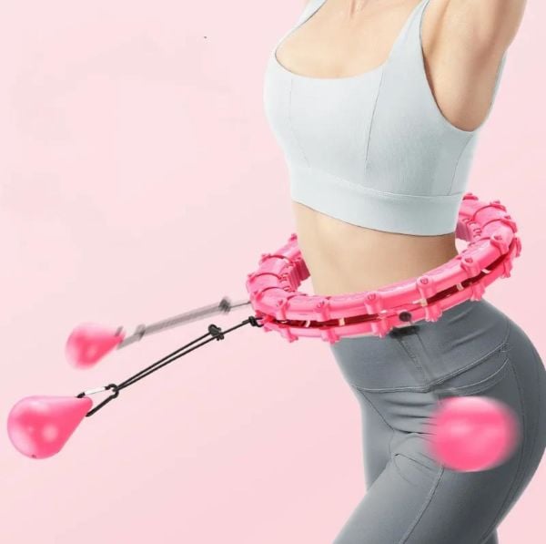 Akıllı Hula Hoop Çemberi 24 Bölüm Parça Fitness Spor Zayıflama Egzersiz Halkası