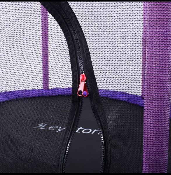 Leyaton Fileli Büyük Boy Trambolin 140 cm Çap Mor