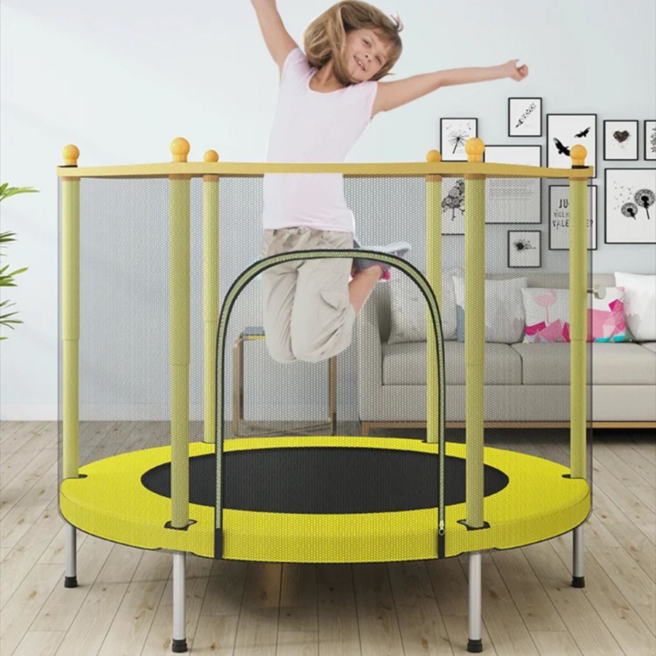 Clifton Fileli Büyük Boy Trambolin 140 Cm Çap Sarı