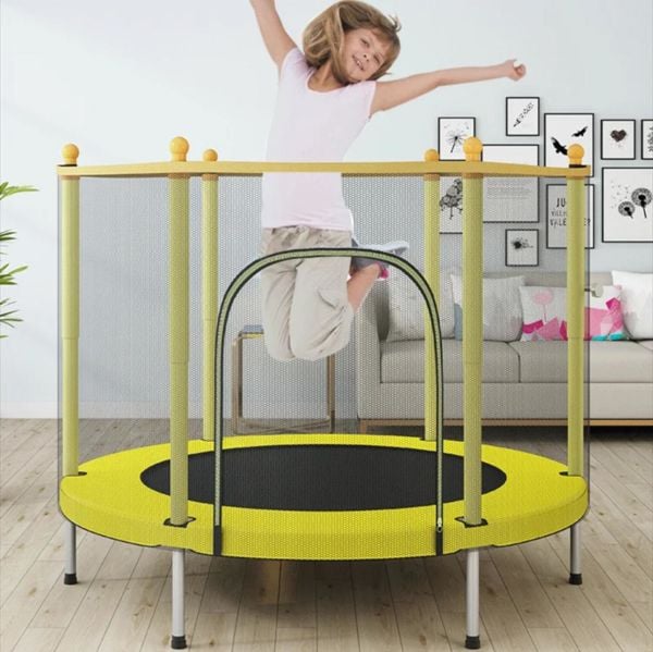Clifton Fileli Büyük Boy Trambolin 140 Cm Çap Sarı