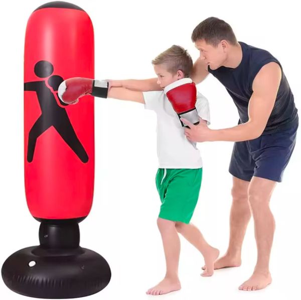 Dikey Ayaklı Şişme Boks Torbası 160 Cm