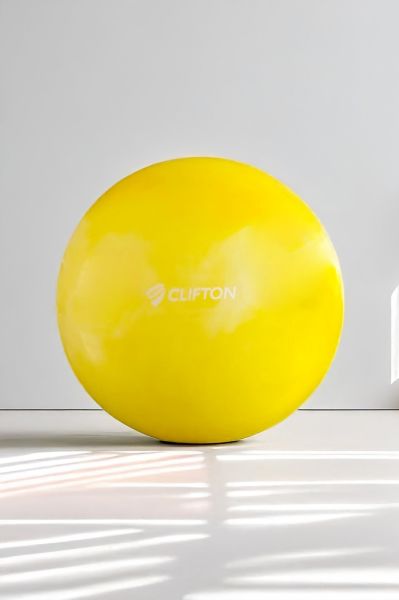 Yeni Nesil Deluxe 55 Cm Pilates Topu Sarı