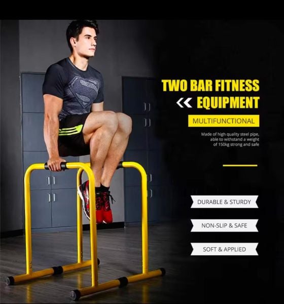 İkili Uzun Paralel Bar Dips Bar Tall Parallettes HC1616D