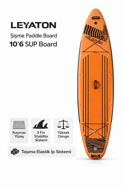 Stand Up Paddle Board 10.6 Inflatable - 320 X 82 X 15cm - Kürek Sörfü (ŞİŞME) Full Paket AS1