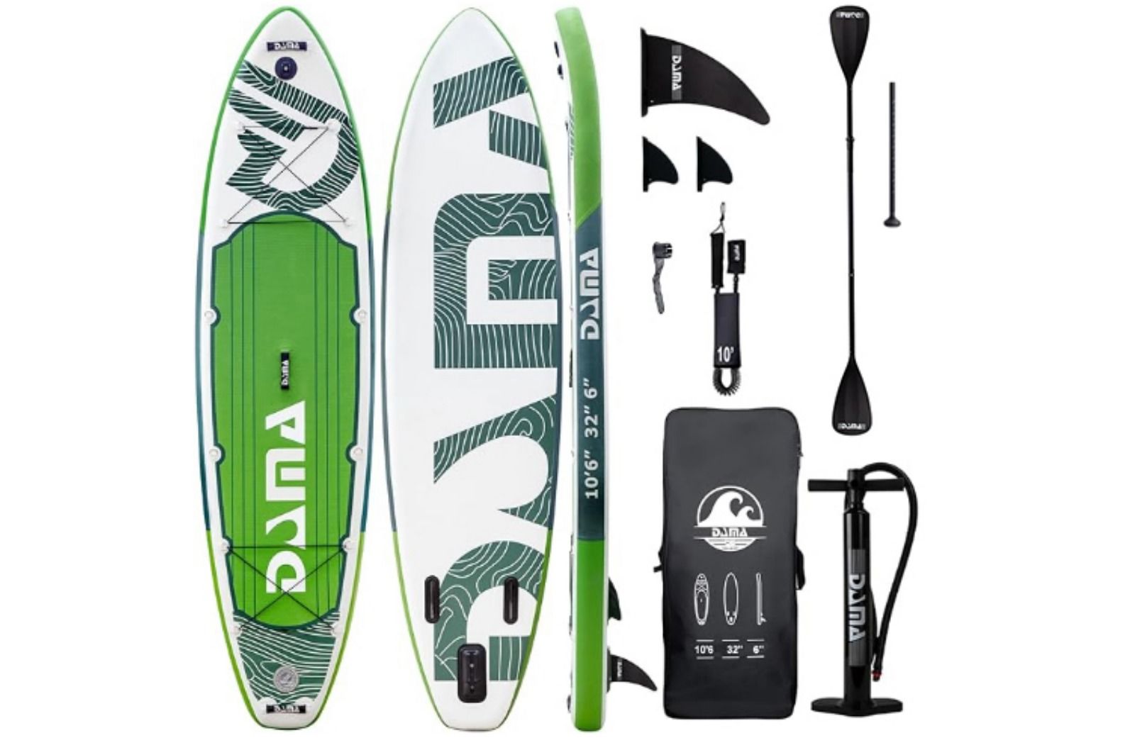Stand Up Paddle Board 10.6 Inflatable - 320 X 82 X 15cm - Kürek Sörfü (ŞİŞME) Full Paket