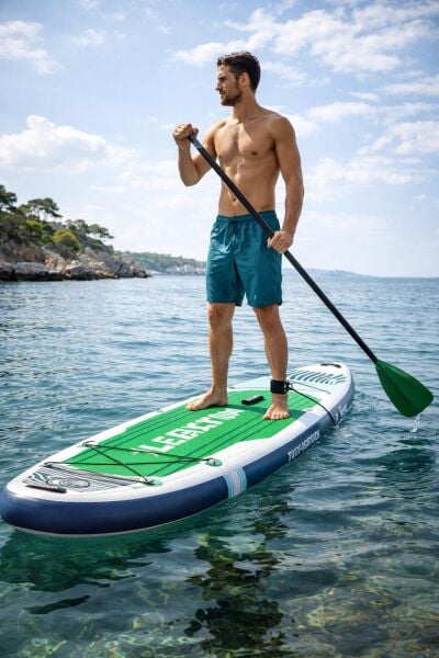 Stand Up Paddle Board 10.6 Inflatable - 320 X 82 X 15cm - Kürek Sörfü (ŞİŞME) Full Paket AS3