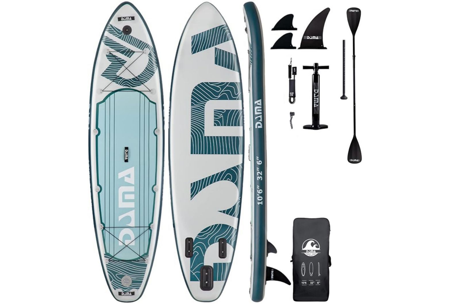 Stand Up Paddle Board 10.6 Inflatable - 320 X 82 X 15cm - Kürek Sörfü (ŞİŞME) Full Paket