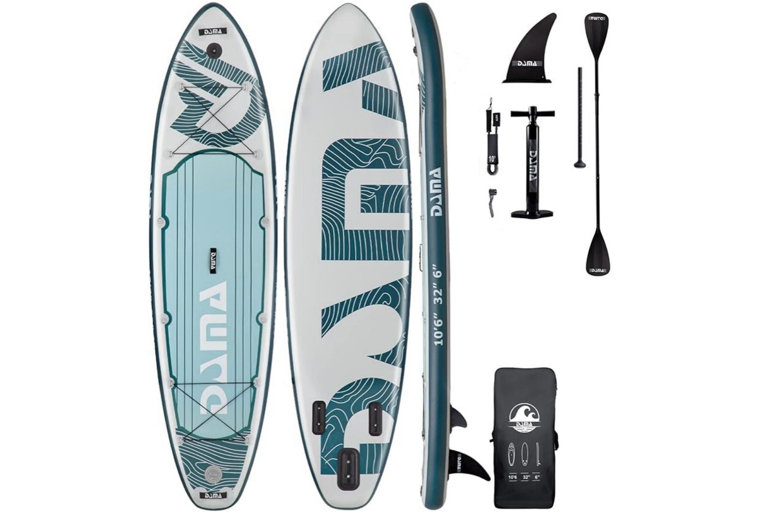 Stand Up Paddle Board 10.6 Inflatable - 320 X 82 X 15cm - Kürek Sörfü (ŞİŞME) Full Paket AS4