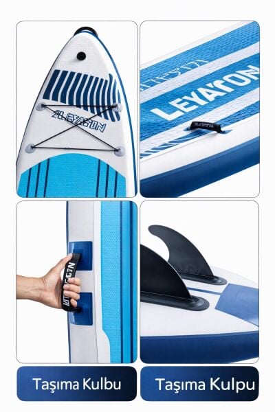 Stand Up Paddle Board 10.6 Inflatable - 320 X 82 X 15cm - Kürek Sörfü (ŞİŞME) Full Paket AS4
