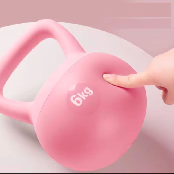 6 Kg Soft Kettlebell Yumuşak Tabanlı Metal Kumlu Ses Yapmaz Darbeye Dayanıklı