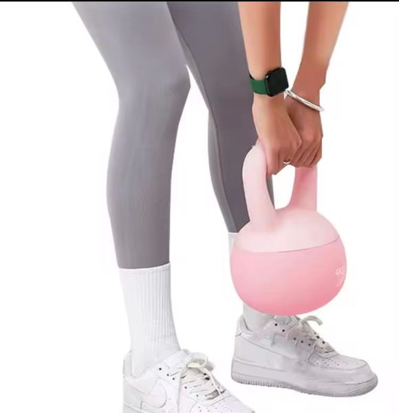 5 Kg Soft Kettlebell Yumuşak Tabanlı Metal Kumlu Ses Yapmaz Darbeye Dayanıklı